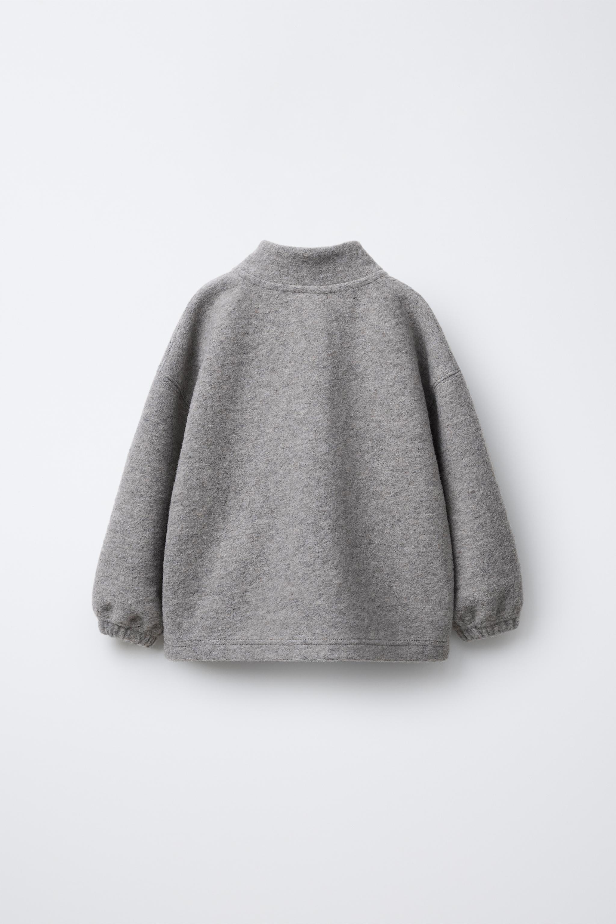 SOFT ZIP SWEATSHIRT